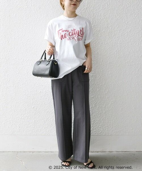 SHIPS / シップス Tシャツ | GOOD ROCK SPEED:〈洗濯機可能〉NYC カラー ロゴ プリント TEE | 詳細1