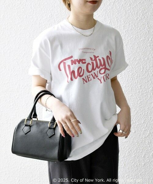 SHIPS / シップス Tシャツ | GOOD ROCK SPEED:〈洗濯機可能〉NYC カラー ロゴ プリント TEE | 詳細5