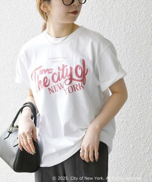 SHIPS / シップス Tシャツ | GOOD ROCK SPEED:〈洗濯機可能〉NYC カラー ロゴ プリント TEE | 詳細6