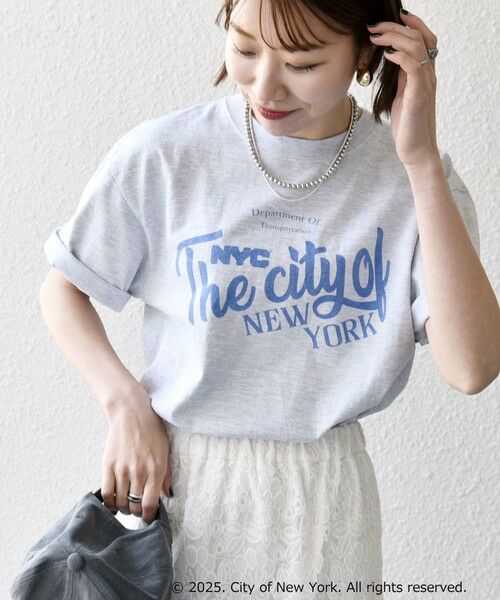 SHIPS / シップス Tシャツ | GOOD ROCK SPEED:〈洗濯機可能〉NYC カラー ロゴ プリント TEE | 詳細14