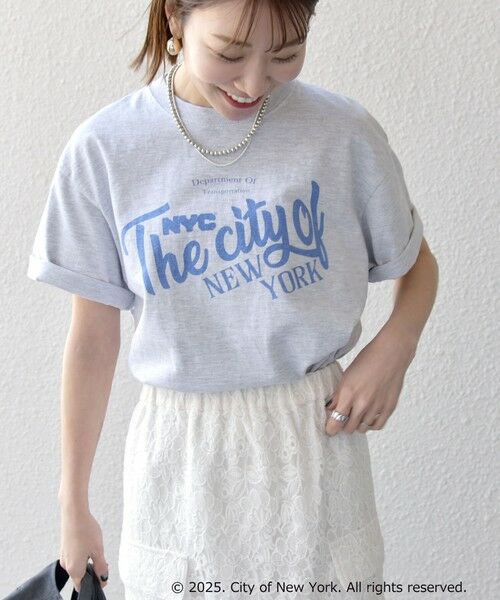 SHIPS / シップス Tシャツ | GOOD ROCK SPEED:〈洗濯機可能〉NYC カラー ロゴ プリント TEE | 詳細15