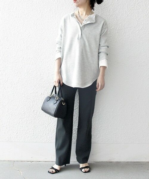 SHIPS / シップス その他パンツ | SHIPS any:〈洗濯機可能〉リブ ストレート パンツ | 詳細1