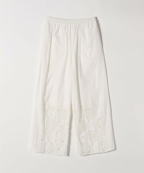 SHIPS / シップス その他パンツ | SHIPS any:〈手洗い可能〉パッチワーク レース セミワイド イージー パンツ | 詳細6