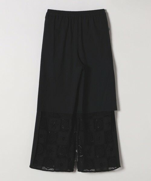 SHIPS / シップス その他パンツ | SHIPS any:〈手洗い可能〉パッチワーク レース セミワイド イージー パンツ | 詳細22