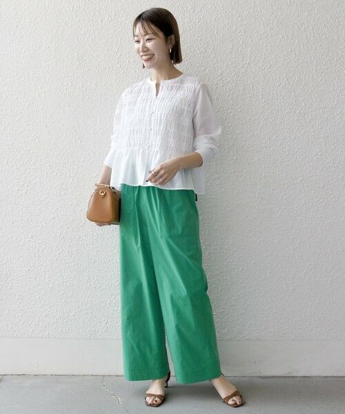 SHIPS / シップス その他パンツ | SHIPS any:〈洗濯機可能〉タイプライター イージー ベイカー パンツ | 詳細1