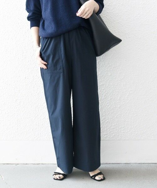 SHIPS for women/シップスウィメン SHIPS any:〈洗濯機可能〉タイプライター イージー ベイカー パンツ ネイビー 38 SHIPS for women/シップスウィメン SHIPS any:〈洗濯機可能〉タイプライター イージー ベイカー パンツ ネイビー 38