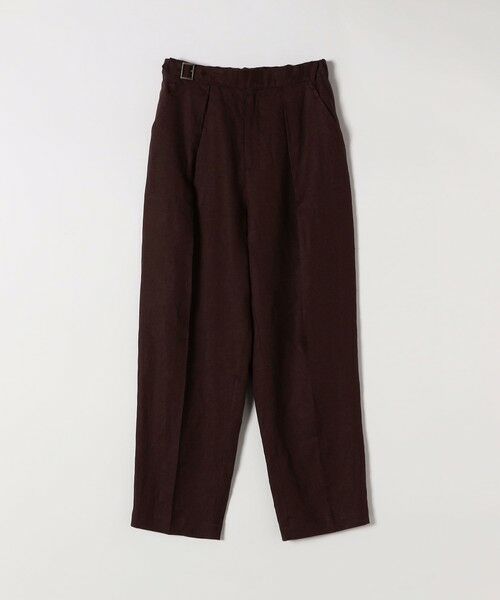SHIPS / シップス その他パンツ | SHIPS any:〈洗濯機可能〉ヨーロピアンフラックス リネン タック グルカ イージー パンツ | 詳細7