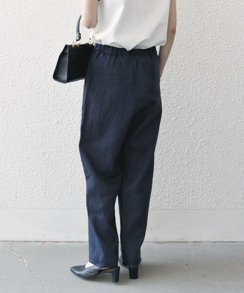 SHIPS / シップス その他パンツ | SHIPS any:〈洗濯機可能〉ヨーロピアンフラックス リネン タック グルカ イージー パンツ | 詳細14