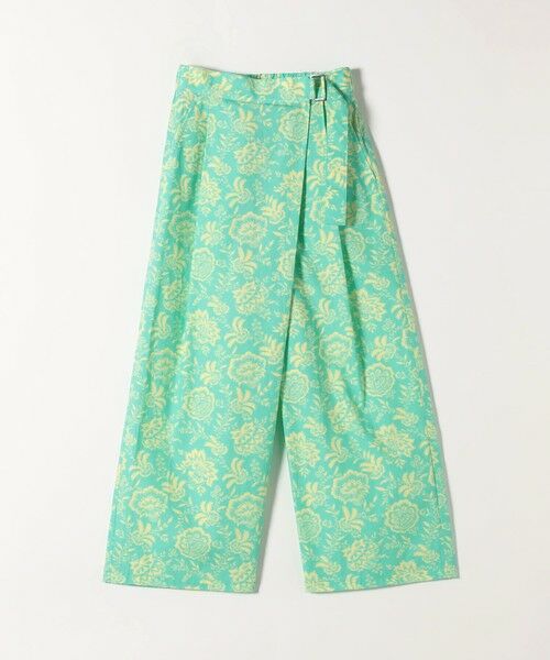 SHIPS / シップス その他パンツ | SHIPS any:〈洗濯機可能〉Les Olivades ボタニカル プリント ベルト ラップ セミワイド パンツ | 詳細6