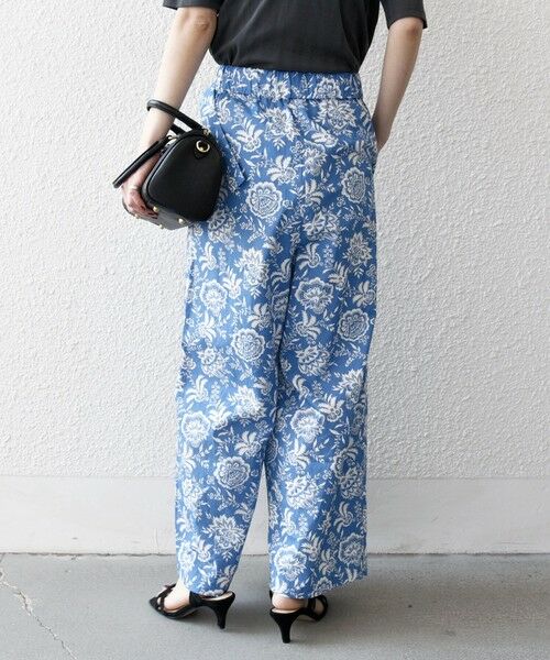 SHIPS / シップス その他パンツ | SHIPS any:〈洗濯機可能〉Les Olivades ボタニカル プリント ベルト ラップ セミワイド パンツ | 詳細12