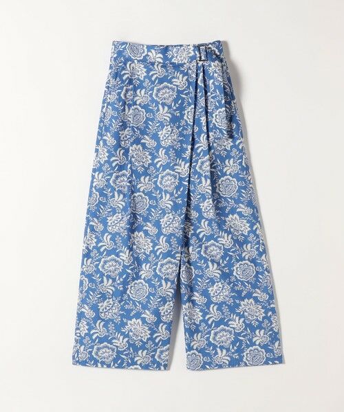 SHIPS / シップス その他パンツ | SHIPS any:〈洗濯機可能〉Les Olivades ボタニカル プリント ベルト ラップ セミワイド パンツ | 詳細13