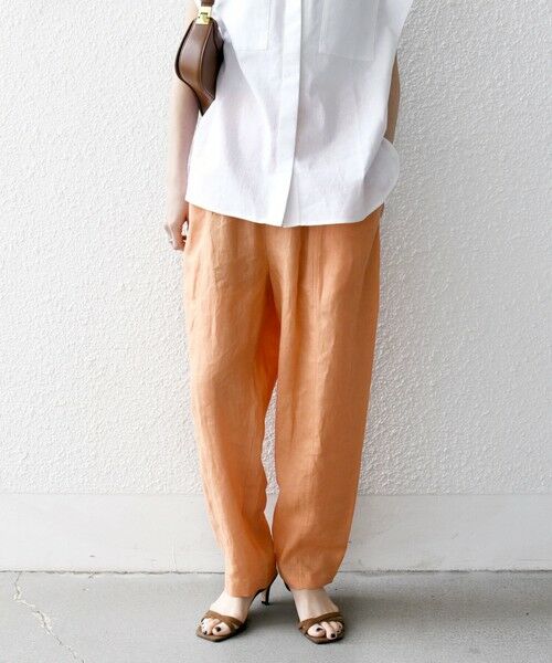 SHIPS / シップス その他パンツ | SHIPS any:〈洗濯機可能〉リネン ミックス コクーン イージー パンツ | 詳細3