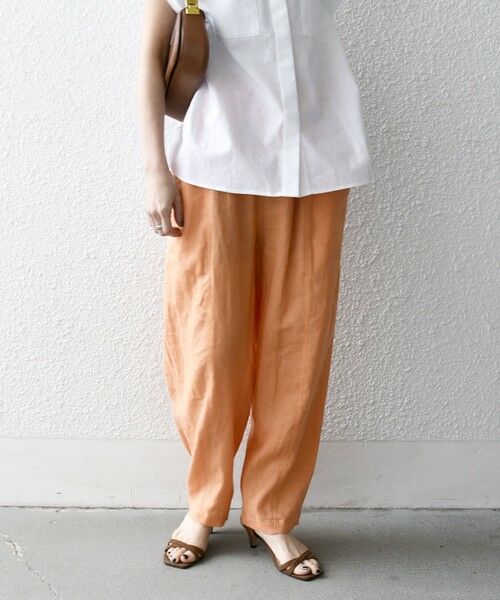 SHIPS / シップス その他パンツ | SHIPS any:〈洗濯機可能〉リネン ミックス コクーン イージー パンツ | 詳細4