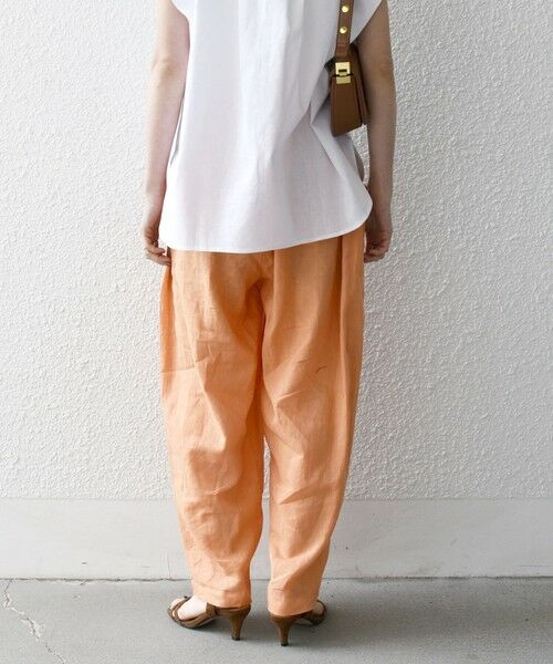 SHIPS / シップス その他パンツ | SHIPS any:〈洗濯機可能〉リネン ミックス コクーン イージー パンツ | 詳細5