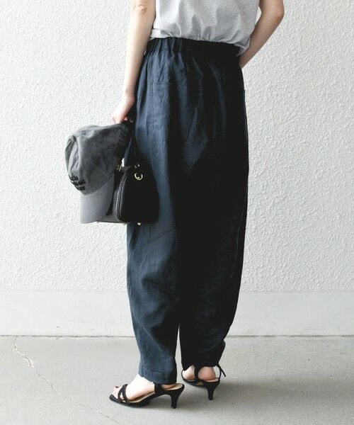 SHIPS / シップス その他パンツ | SHIPS any:〈洗濯機可能〉リネン ミックス コクーン イージー パンツ | 詳細14
