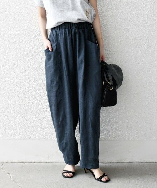 SHIPS / シップス その他パンツ | SHIPS any:〈洗濯機可能〉リネン ミックス コクーン イージー パンツ | 詳細11