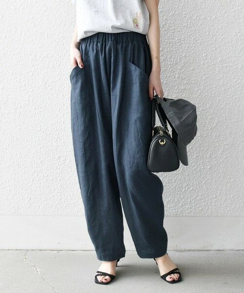 SHIPS / シップス その他パンツ | SHIPS any:〈洗濯機可能〉リネン ミックス コクーン イージー パンツ | 詳細12