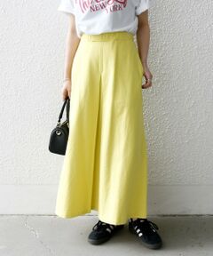 SHIPS / シップス ロング・マキシ丈スカート | SHIPS any:〈洗濯機可能〉インレイ タック フレア スカート