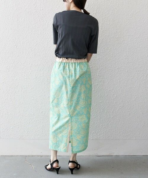 SHIPS / シップス ロング・マキシ丈スカート | SHIPS any:〈洗濯機可能〉Les Olivades ボタニカル プリント Iライン イージー スカート | 詳細2