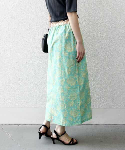 SHIPS / シップス ロング・マキシ丈スカート | SHIPS any:〈洗濯機可能〉Les Olivades ボタニカル プリント Iライン イージー スカート | 詳細5