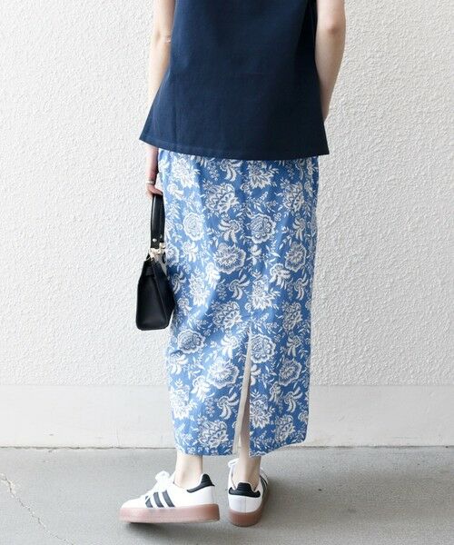 SHIPS / シップス ロング・マキシ丈スカート | SHIPS any:〈洗濯機可能〉Les Olivades ボタニカル プリント Iライン イージー スカート | 詳細13