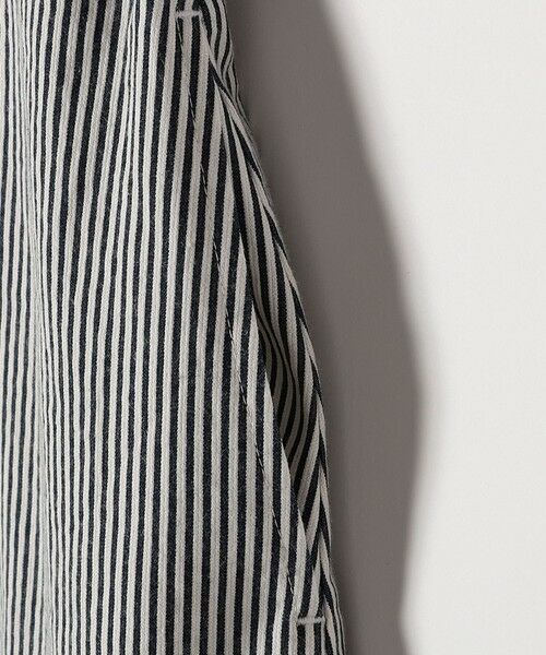 SHIPS / シップス ロング・マキシ丈ワンピース | SHIPS any:〈洗濯機可能〉コードレーン ストライプ フリル Vネック ワンピース | 詳細22
