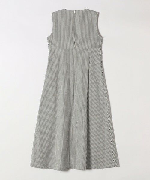 SHIPS / シップス ロング・マキシ丈ワンピース | SHIPS any:〈洗濯機可能〉コードレーン ストライプ フリル Vネック ワンピース | 詳細23
