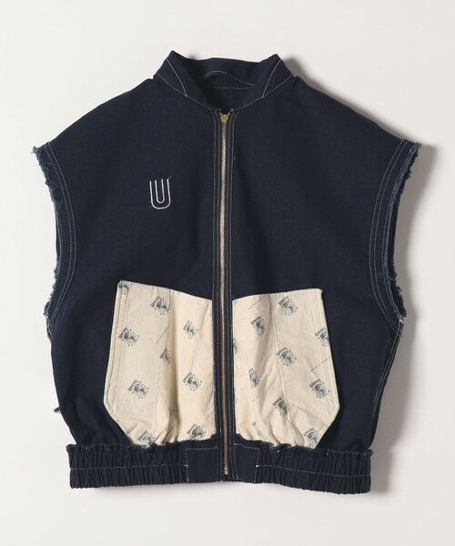 SHIPS / シップス ベスト | UNIVERSAL OVERALL:〈洗濯機可能〉ジップ ベスト ジャケット | 詳細2