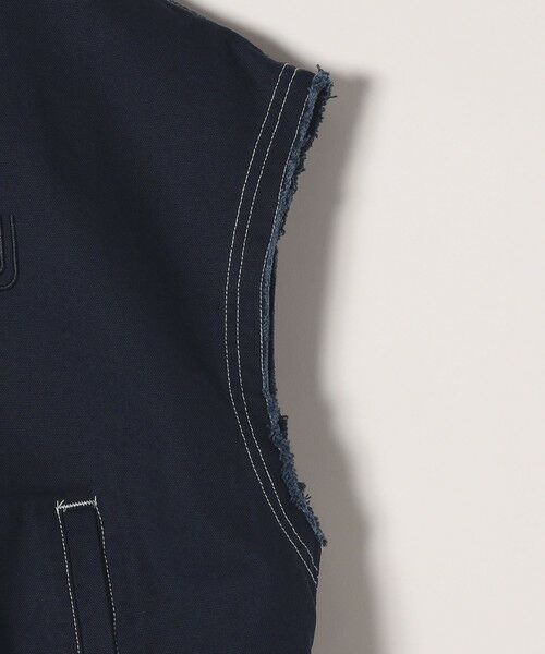 SHIPS / シップス ベスト | UNIVERSAL OVERALL:〈洗濯機可能〉ジップ ベスト ジャケット | 詳細5