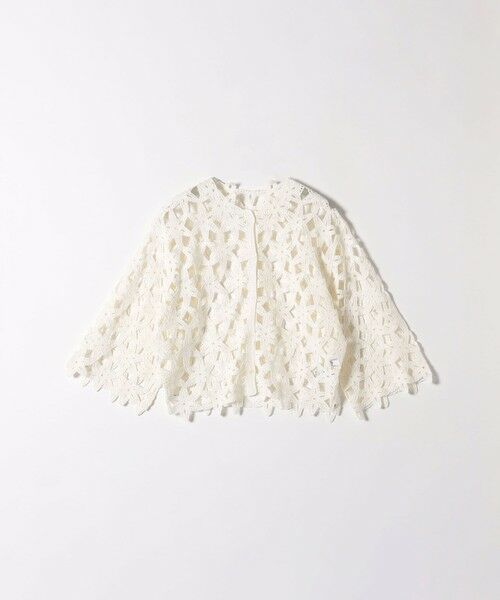 SHIPS / シップス カーディガン・ボレロ | SHIPS any:〈手洗い可能〉フラワー クロシェ レース カーディガン | 詳細10