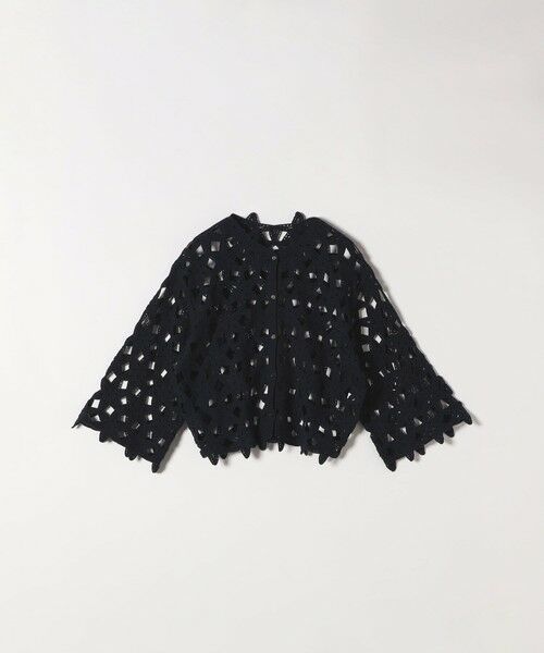SHIPS / シップス カーディガン・ボレロ | SHIPS any:〈手洗い可能〉フラワー クロシェ レース カーディガン | 詳細25