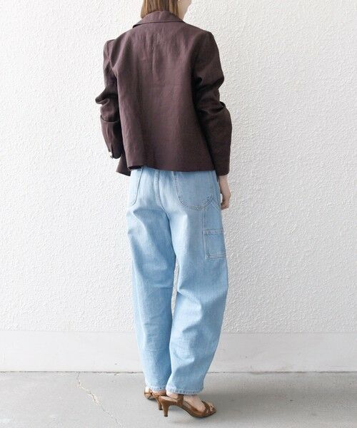 SHIPS / シップス テーラードジャケット | SHIPS any:〈洗濯機可能〉ヨーロピアンフラックス リネン コンパクト テーラード ジャケット | 詳細2