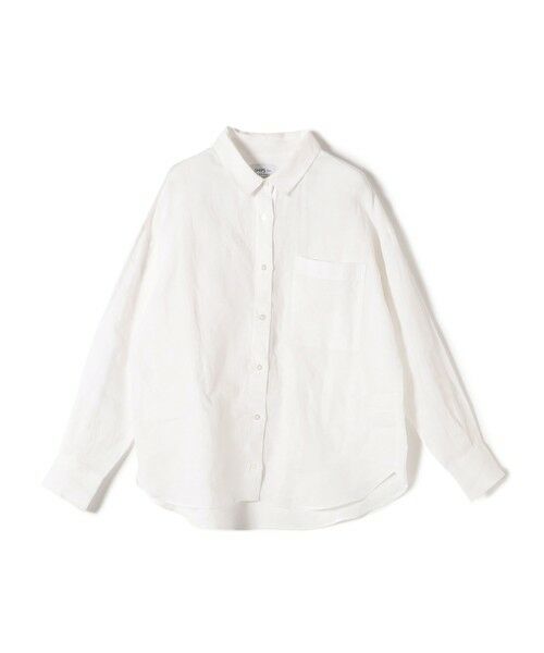 【新品】 SHIPS EURO Linen 七分袖カットソー M ホワイト SHIPS: SOLOTEX(R) サフィラン リネン 7分袖 シャツ｜ SHIPS