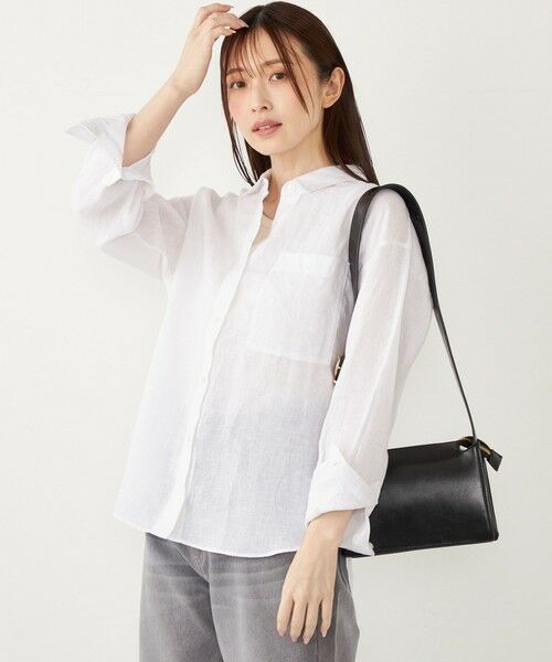 SHIPS / シップス シャツ・ブラウス | SHIPS Colors:〈洗濯機可能〉ユーロ リネン (EURO Linen) オーバー シャツ◇ | 詳細4