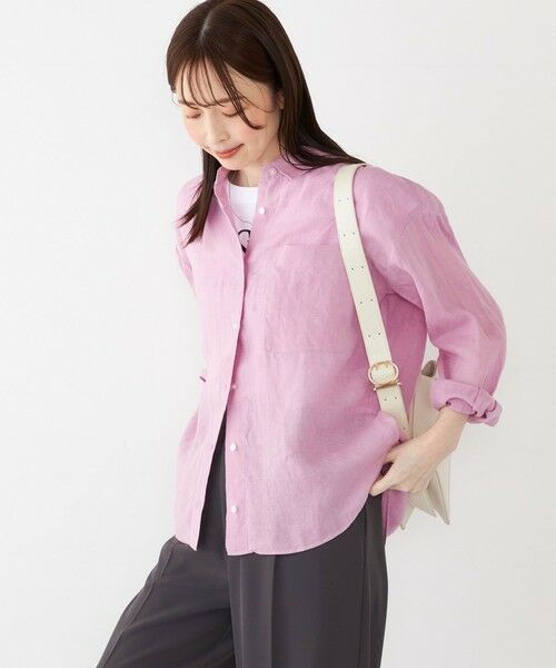 SHIPS / シップス シャツ・ブラウス | SHIPS Colors:〈洗濯機可能〉ユーロ リネン (EURO Linen) オーバー シャツ◇ | 詳細17