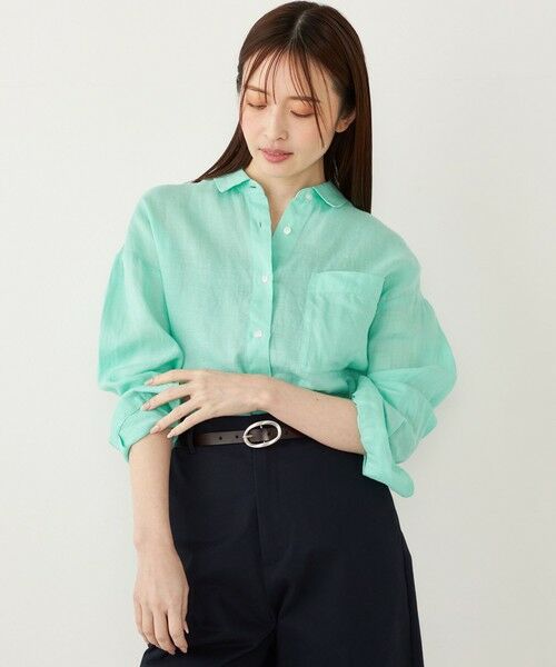 SHIPS / シップス シャツ・ブラウス | SHIPS Colors:〈洗濯機可能〉ユーロ リネン (EURO Linen) オーバー シャツ◇ | 詳細24