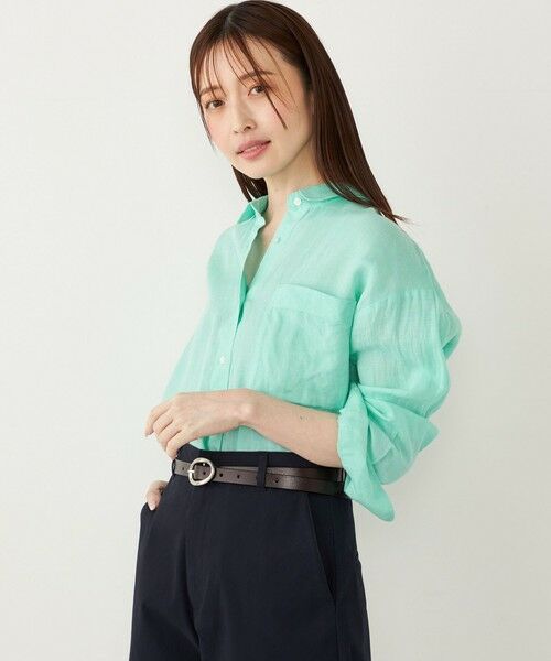 SHIPS / シップス シャツ・ブラウス | SHIPS Colors:〈洗濯機可能〉ユーロ リネン (EURO Linen) オーバー シャツ◇ | 詳細25