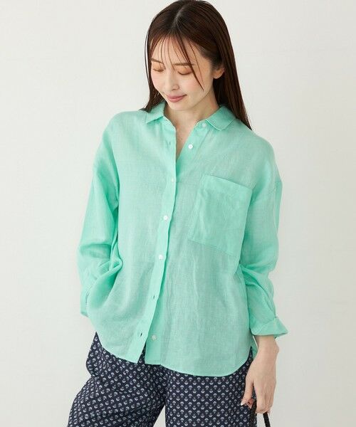 SHIPS / シップス シャツ・ブラウス | SHIPS Colors:〈洗濯機可能〉ユーロ リネン (EURO Linen) オーバー シャツ◇ | 詳細28