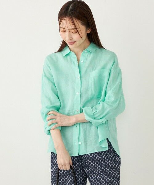 SHIPS / シップス シャツ・ブラウス | SHIPS Colors:〈洗濯機可能〉ユーロ リネン (EURO Linen) オーバー シャツ◇ | 詳細29