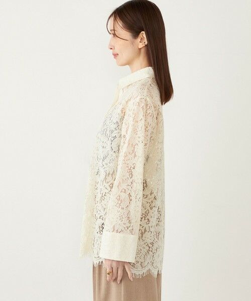 SHIPS / シップス シャツ・ブラウス | SHIPS Colors:スカラップ レース シャツ | 詳細4