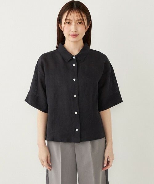 SHIPS / シップス シャツ・ブラウス | SHIPS Colors:〈洗濯機可能〉ユーロリネン (EURO Linen) ボクシー シャツ◇ | 詳細12