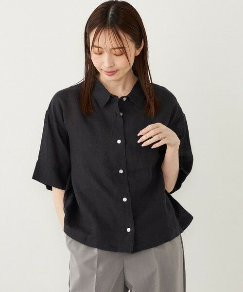 SHIPS / シップス シャツ・ブラウス | SHIPS Colors:〈洗濯機可能〉ユーロリネン (EURO Linen) ボクシー シャツ◇ | 詳細16