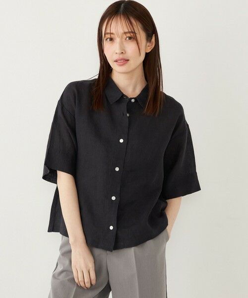SHIPS / シップス シャツ・ブラウス | SHIPS Colors:〈洗濯機可能〉ユーロリネン (EURO Linen) ボクシー シャツ◇ | 詳細17