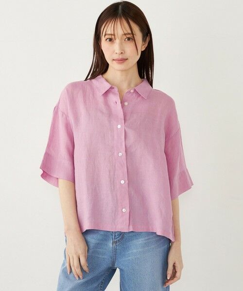 SHIPS / シップス シャツ・ブラウス | SHIPS Colors:〈洗濯機可能〉ユーロリネン (EURO Linen) ボクシー シャツ◇ | 詳細23