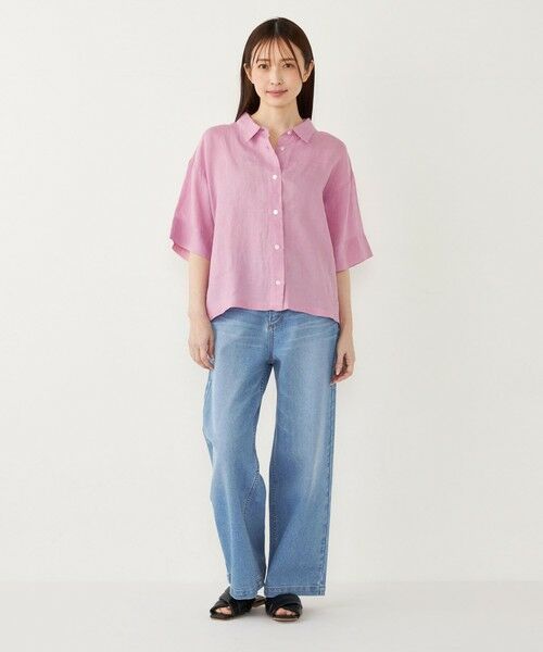 SHIPS / シップス シャツ・ブラウス | SHIPS Colors:〈洗濯機可能〉ユーロリネン (EURO Linen) ボクシー シャツ◇ | 詳細25