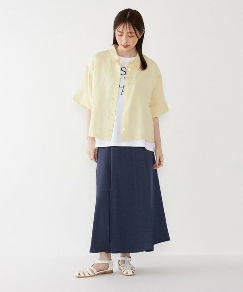 SHIPS / シップス シャツ・ブラウス | SHIPS Colors:〈洗濯機可能〉ユーロリネン (EURO Linen) ボクシー シャツ◇ | 詳細28