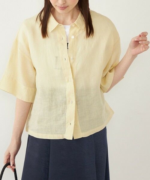 SHIPS / シップス シャツ・ブラウス | SHIPS Colors:〈洗濯機可能〉ユーロリネン (EURO Linen) ボクシー シャツ◇ | 詳細29
