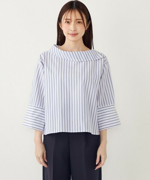 SHIPS / シップス シャツ・ブラウス | SHIPS Colors:〈洗濯機可能〉マリン ブラウス | 詳細3