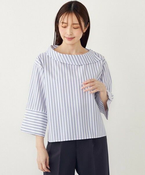 SHIPS / シップス シャツ・ブラウス | SHIPS Colors:〈洗濯機可能〉マリン ブラウス | 詳細9