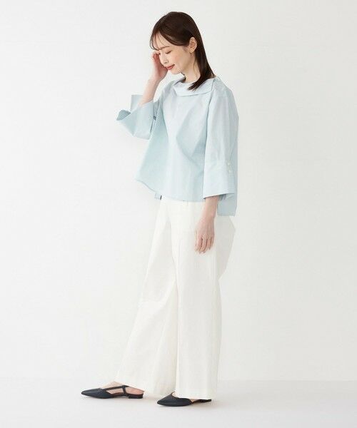 SHIPS / シップス シャツ・ブラウス | SHIPS Colors:〈洗濯機可能〉マリン ブラウス | 詳細14